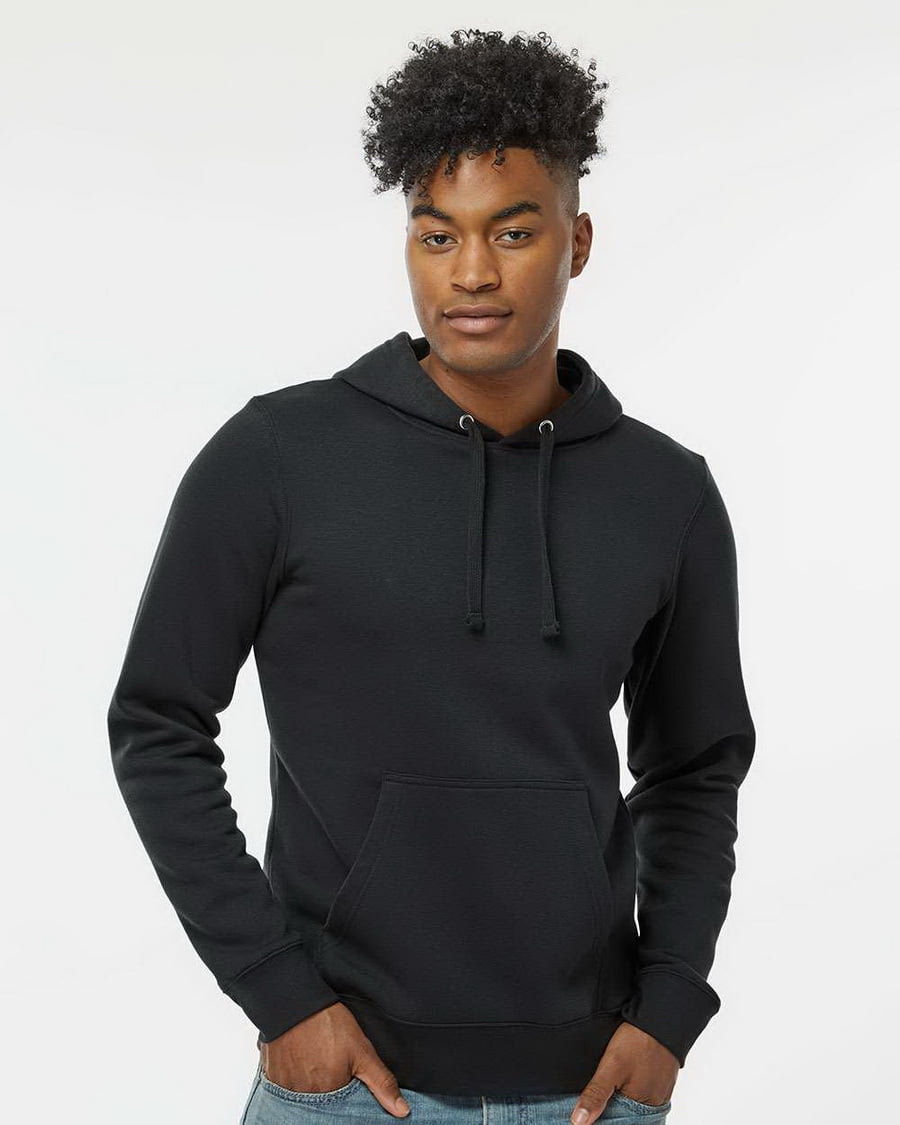 J. America B13428096 BTB Fleece Hooded Sweatshirt, Charcoal
