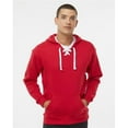thumbnail image 1 of J. America B21328643 Sport Lace Hooded Sweatshirt, Military Green - Small, 1 of 4