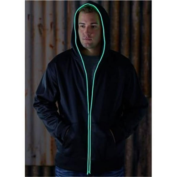 J America Adult Glow Full-Zip Hood