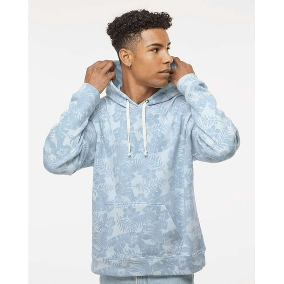 J. America Triblend Fleece Hooded Sweatshirt