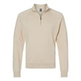 thumbnail image 1 of J. America Triblend Quarter-Zip Sweatshirt, 1 of 3