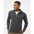 thumbnail image 1 of J. America B33028368 Tri-Blend Quarter-Zip Sweatshirt, Oatmeal Triblend - Extra Small, 1 of 1