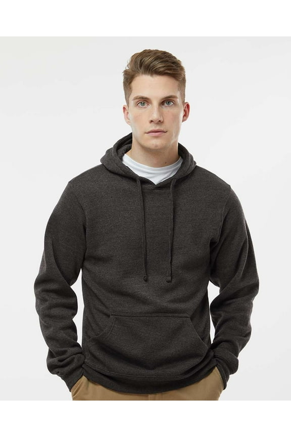 Cloud Fleece Hooded Pullover Sweatshirt 8620 - Charcoal Heather - 3X-Large