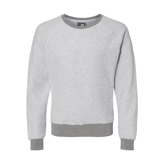 J. America Flip Side Fleece Crewneck Sweatshirt