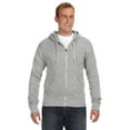 thumbnail image 1 of J America JA8872 Adult Triblend Full-Zip Fleece Hooded Sweatshirt, 1 of 4