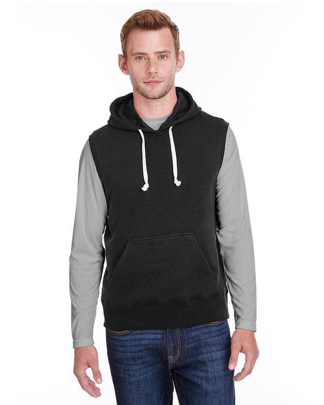Reebok sleeveless hoodie clearance