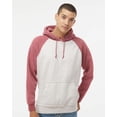 thumbnail image 1 of J America JA8885 Adult Vintage Heather Pullover Hooded Sweatshirt, 1 of 5