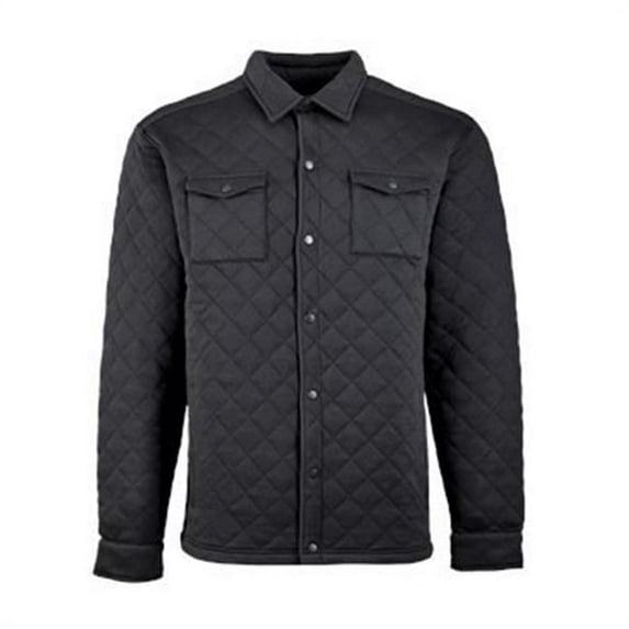 J America JA8889 Adult Quilted Jersey Shirt Jacket