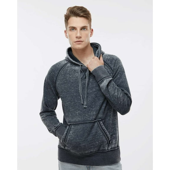 J America JA8915 Adult Vintage Zen Fleece Pullover Hooded Sweatshirt