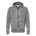 thumbnail image 1 of J America JA8916 Adult Vintage Zen Full-Zip Fleece Hooded Sweatshirt, 1 of 5
