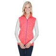 thumbnail image 1 of J America Ladies' Lasic Cosmic Fleece Vest - JA8625, 1 of 4
