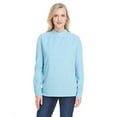 thumbnail image 1 of J America Ladies' Weekend French Terry Mock Neck Crew, 1 of 3