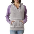 thumbnail image 1 of J.America Ladies Zen Contrast Pullover Hooded Fleece, Style JA8926, 1 of 3