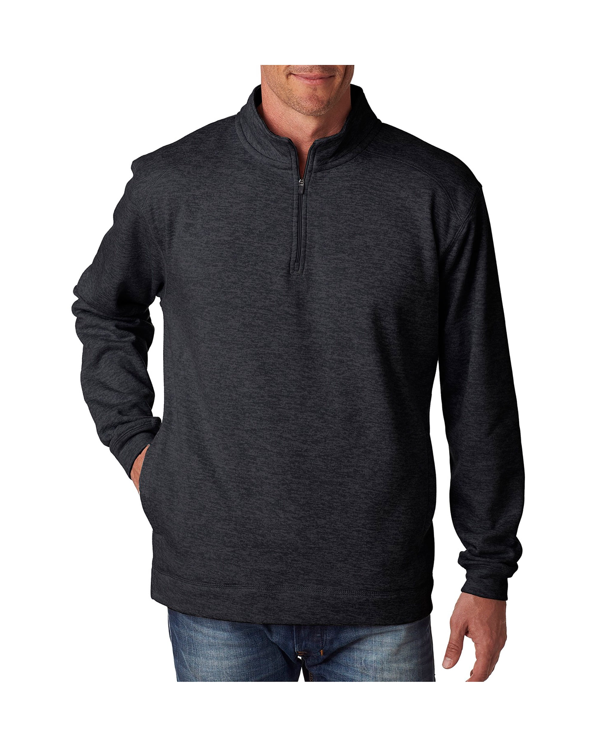 J America Men's Cosmic 1/4-Zip Fleece Pullover, Style JA8614 - Walmart.com