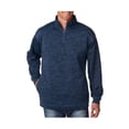 thumbnail image 1 of J. America - Cosmic Fleece Quarter-Zip Sweatshirt - 8614, 2X, ROYAL FLECK, 1 of 1