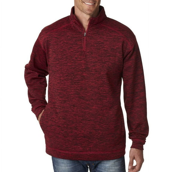 J. America Men's Cosmic Fleece Quarter-Zip Sweatshirt