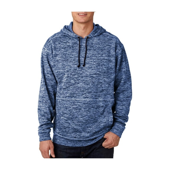 J America Men's Cosmic Side Hand Pockets Fleece Hoodie, Style J8613