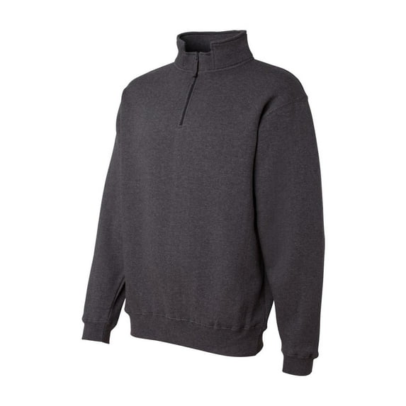 J. America Men's Heavyweight Fleece Quarter-Zip Sweatshirt