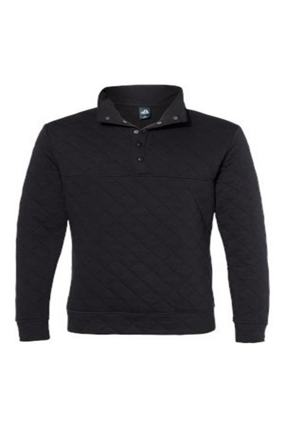 Men's Quilted Snap Pullover