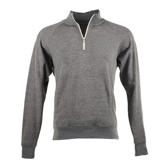 J. America Men's Tri-Blend Fleece 1/4 Zip Pullover