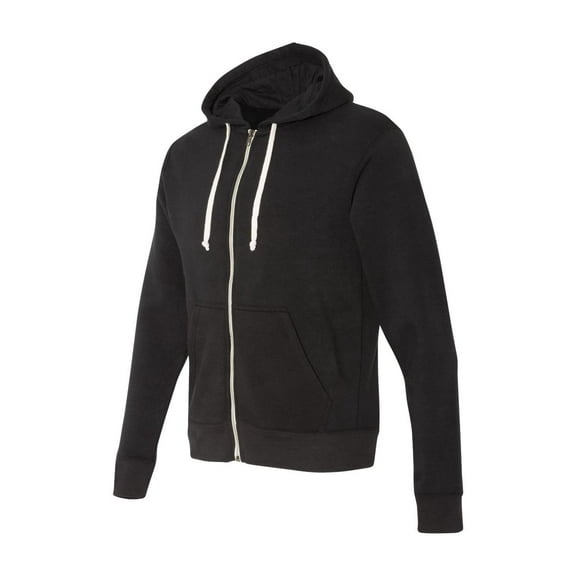 J. America Men's Triblend Full-Zip Hooded Sweatshirt