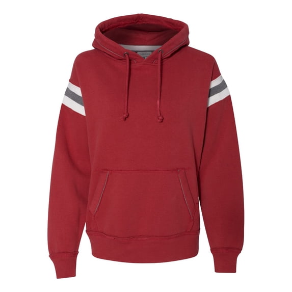J. America Men's Vintage Athletic Hooded Sweatshirt, Style 8847