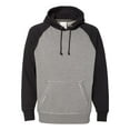 thumbnail image 1 of J. America Men's Vintage Heather Hooded Sweatshirt, Style 8885, 1 of 3