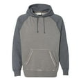 thumbnail image 1 of J. America Men's Vintage Heather Hooded Sweatshirt, Style 8885, 1 of 3