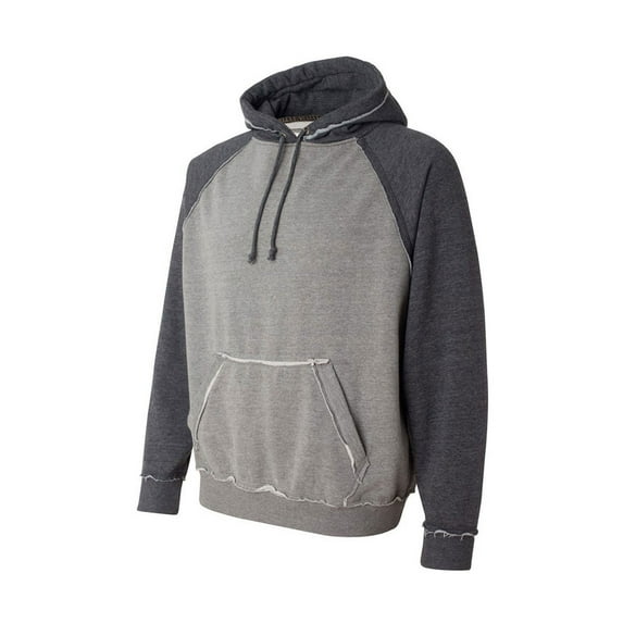 J. America Mens Vintage Heather Pullover Hood