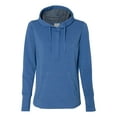 thumbnail image 1 of J. America - New Women - IWPF - Women’s Omega Stretch Snap-Placket Hooded Pullover, 1 of 5
