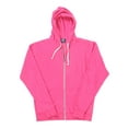 thumbnail image 1 of J. America - Pink Men - Triblend Full-Zip Hooded Sweatshirt, 1 of 3