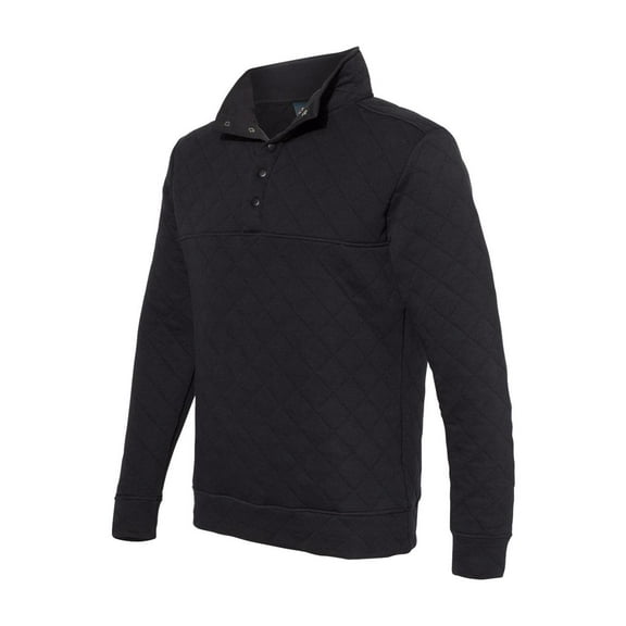 J. America Quilted Snap Pullover