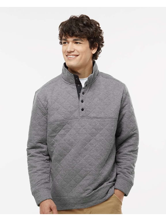 Quilted Snap Pullover