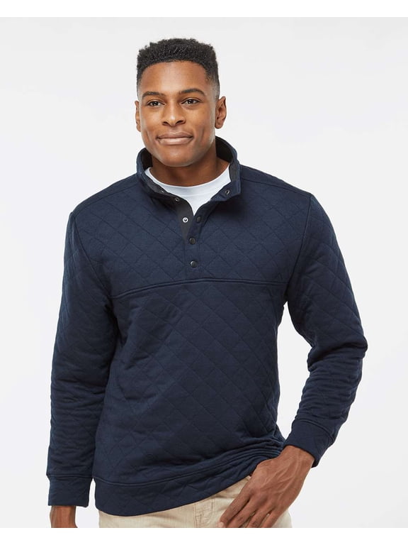 Quilted Snap Pullover