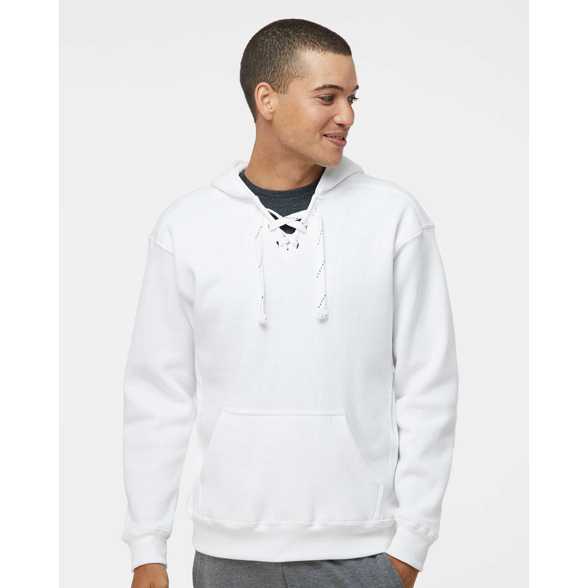 J. America Sport Lace Hooded Sweatshirt - Walmart.com