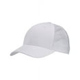 thumbnail image 1 of J. America TW5536 Flight Lasercut Mesh Trucker Cap - White, 1 of 2