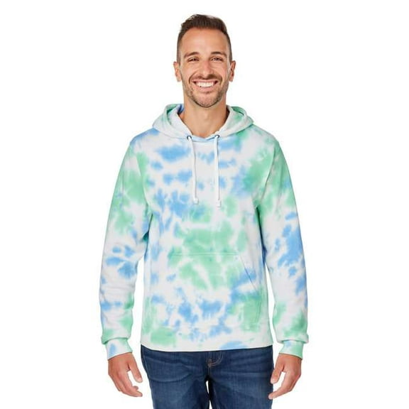 J. America Tie-Dyed Fleece Hooded Sweatshirt