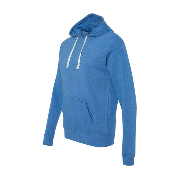 J. America - Triblend Fleece Hooded Sweatshirt - 8871 - Cool Royal Triblend