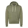 thumbnail image 1 of J. America Triblend Fleece Hooded Sweatshirt, Olive Triblend - 2XL, 1 of 2