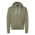 thumbnail image 1 of J. America Triblend Fleece Hooded Sweatshirt, Olive Triblend - XL, 1 of 2
