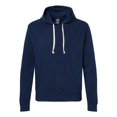 thumbnail image 1 of J. America Triblend Fleece Hooded Sweatshirt, True Navy Solid - 2XL, 1 of 2