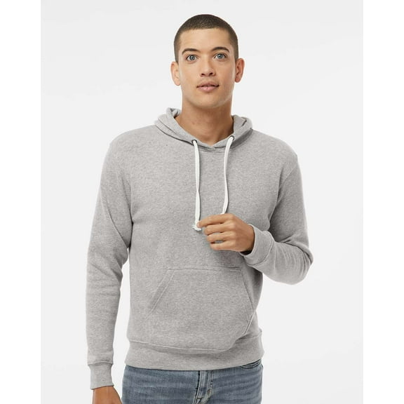 J. America Triblend Fleece Hooded Sweatshirt
