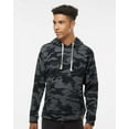 thumbnail image 1 of J. America Triblend Fleece Hooded Sweatshirt, 1 of 4