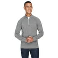 thumbnail image 1 of J. America - Triblend Quarter-Zip Sweatshirt - 8869, 1 of 4