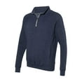 thumbnail image 1 of J. America - Triblend Quarter-Zip Sweatshirt - 8869, 1 of 3