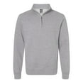 thumbnail image 1 of J. America Heavyweight Fleece Quarter-Zip Sweatshirt, 1 of 3