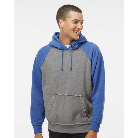 J. America Vintage Heather Hooded Sweatshirt