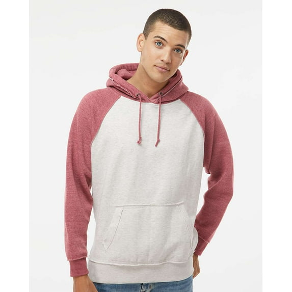 J. America Vintage Heather Hooded Sweatshirt