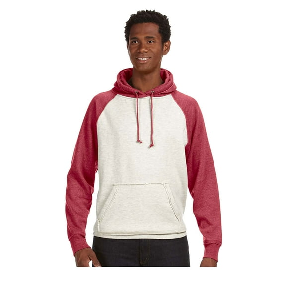 JA8885 J America Adult Vintage Heather Pullover Hooded Sweatshirt