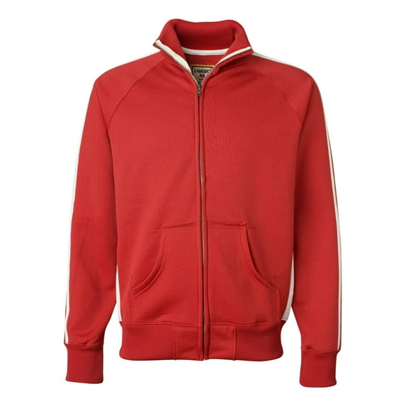 J. America - Vintage Polyester Fleece Track Jacket - 8858